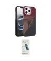 ieg™ iPhone 16 Pro Max Kılıf Doruk Serisi - Şeffaf Pasifik Cam Ekran Koruyucu