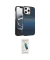 ieg™ iPhone 16 Pro Max Kılıf Doruk Serisi - Şeffaf Pasifik Cam Ekran Koruyucu