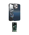 ieg™ iPhone 16 Pro Max Kılıf Doruk Serisi - Siyah 360 Mat Full Body Arka Koruyucu