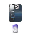 ieg™ iPhone 16 Pro Max Kılıf Doruk Serisi - Siyah Bilvis 5in1 3D Magic Cam Ekran Koruyucu