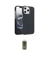 ieg™ iPhone 16 Pro Max Kılıf Doruk Serisi - Siyah Joko Magic 5D Hayalet Cam
