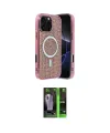 ieg™ iPhone 16 Pro Max Kılıf Eksen Çizgi - Şeffaf 360 Full Body Arka Koruyucu