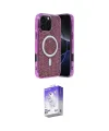 ieg™ iPhone 16 Pro Max Kılıf Eksen Çizgi - Siyah Bilvis 5in1 3D Magic Cam Ekran Koruyucu