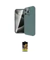 ieg™ iPhone 16 Pro Max Kılıf Eksen Form Prime - Siyah Buffer Cam Ekran Koruyucu