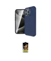 ieg™ iPhone 16 Pro Max Kılıf Eksen Form Prime - Siyah Buffer Cam Ekran Koruyucu