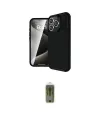 ieg™ iPhone 16 Pro Max Kılıf Eksen Form Prime - Siyah Joko Magic 5D Hayalet Cam