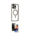 ieg™ iPhone 16 Pro Max Kılıf Eksen Klasik Koleksiyonu - Siyah 3D Antistatik Mat Seramik Nano Ekran Koruyucu