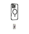 ieg™ iPhone 16 Pro Max Kılıf Eksen Klasik Koleksiyonu - Siyah Bilvis 3D Cam Ekran Koruyucu
