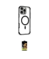 ieg™ iPhone 16 Pro Max Kılıf Eksen Klasik Koleksiyonu - Siyah Buffer Cam Ekran Koruyucu
