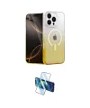 ieg™ iPhone 16 Pro Max Kılıf Eksen Minimal Özel Seri - Siyah 3D Antistatik Seramik Nano Ekran Koruyucu