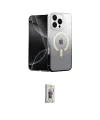ieg™ iPhone 16 Pro Max Kılıf Eksen Minimal Özel Seri - Siyah Bilvis 3D Cam Ekran Koruyucu