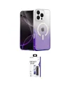 ieg™ iPhone 16 Pro Max Kılıf Eksen Minimal Özel Seri - Siyah Bilvis 3X AR Hayalet Cam Ekran Koruyucu