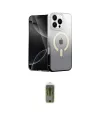 ieg™ iPhone 16 Pro Max Kılıf Eksen Minimal Özel Seri - Siyah Joko Magic 5D Hayalet Cam