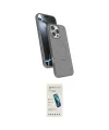 ieg™ iPhone 16 Pro Max Kılıf İz Işık Koleksiyonu - Şeffaf Pasifik Cam Ekran Koruyucu