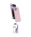 ieg™ iPhone 16 Pro Max Kılıf İz Işık Koleksiyonu - Siyah Bilvis 3X AR HD Cam Ekran Koruyucu