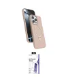 ieg™ iPhone 16 Pro Max Kılıf İz Işık Koleksiyonu - Siyah Bilvis 3X AR HD Cam Ekran Koruyucu