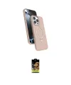 ieg™ iPhone 16 Pro Max Kılıf İz Işık Koleksiyonu - Siyah Buffer Cam Ekran Koruyucu