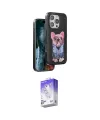 ieg™ iPhone 16 Pro Max Kılıf İz Minimal Koleksiyonu - Siyah Bilvis 5in1 3D Magic Cam Ekran Koruyucu