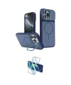 ieg™ iPhone 16 Pro Max Kılıf İz Modern Prime - Siyah 3D Antistatik Seramik Nano Ekran Koruyucu