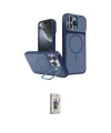 ieg™ iPhone 16 Pro Max Kılıf İz Modern Prime - Siyah Bilvis 3D Cam Ekran Koruyucu