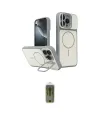 ieg™ iPhone 16 Pro Max Kılıf İz Modern Prime - Siyah Joko Magic 5D Hayalet Cam