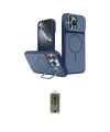 ieg™ iPhone 16 Pro Max Kılıf İz Modern Prime - Siyah Joko Magic 5D Hayalet Cam