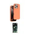 ieg™ iPhone 16 Pro Max Kılıf Kıvılcım Çizgi Serisi - Siyah 360 Mat Full Body Arka Koruyucu