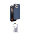 ieg™ iPhone 16 Pro Max Kılıf Kıvılcım Çizgi Serisi - Siyah Bilvis 3X AR Hayalet Cam Ekran Koruyucu
