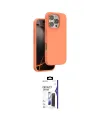 ieg™ iPhone 16 Pro Max Kılıf Kıvılcım Çizgi Serisi - Siyah Bilvis 3X AR Hayalet Cam Ekran Koruyucu