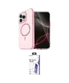 ieg™ iPhone 16 Pro Max Kılıf Kıvılcım Form Prime - Siyah Bilvis 3X AR HD Cam Ekran Koruyucu