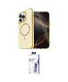 ieg™ iPhone 16 Pro Max Kılıf Kıvılcım Form Prime - Siyah Bilvis 3X AR HD Cam Ekran Koruyucu