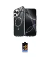 ieg™ iPhone 16 Pro Max Kılıf Kıvılcım Form Prime - Siyah Buffer Hayalet Cam Ekran Koruyucu