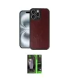 ieg™ iPhone 16 Pro Max Kılıf Kıvılcım Işık Serisi - Şeffaf 360 Full Body Arka Koruyucu