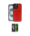 ieg™ iPhone 16 Pro Max Kılıf Kıvılcım Işık Serisi - Şeffaf 360 Full Body Arka Koruyucu