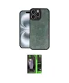 ieg™ iPhone 16 Pro Max Kılıf Kıvılcım Işık Serisi - Şeffaf 360 Full Body Arka Koruyucu