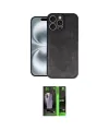 ieg™ iPhone 16 Pro Max Kılıf Kıvılcım Işık Serisi - Şeffaf 360 Full Body Arka Koruyucu