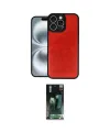 ieg™ iPhone 16 Pro Max Kılıf Kıvılcım Işık Serisi - Siyah 360 Mat Full Body Arka Koruyucu