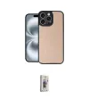 ieg™ iPhone 16 Pro Max Kılıf Kıvılcım Işık Serisi - Siyah Bilvis 3D Cam Ekran Koruyucu