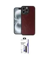 ieg™ iPhone 16 Pro Max Kılıf Kıvılcım Işık Serisi - Siyah Bilvis 3X AR Hayalet Cam Ekran Koruyucu