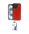 ieg™ iPhone 16 Pro Max Kılıf Kıvılcım Işık Serisi - Siyah Bilvis 3X AR Hayalet Cam Ekran Koruyucu