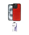 ieg™ iPhone 16 Pro Max Kılıf Kıvılcım Işık Serisi - Siyah Bilvis 3X AR HD Cam Ekran Koruyucu