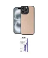 ieg™ iPhone 16 Pro Max Kılıf Kıvılcım Işık Serisi - Siyah Bilvis 3X AR HD Cam Ekran Koruyucu