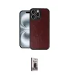 ieg™ iPhone 16 Pro Max Kılıf Kıvılcım Işık Serisi - Siyah Bilvis Hayalet Cam Ekran Koruyucu
