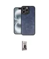 ieg™ iPhone 16 Pro Max Kılıf Kıvılcım Işık Serisi - Siyah Bilvis Hayalet Cam Ekran Koruyucu