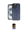 ieg™ iPhone 16 Pro Max Kılıf Kıvılcım Işık Serisi - Siyah Buffer Hayalet Cam Ekran Koruyucu