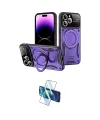 ieg™ iPhone 16 Pro Max Kılıf Kıvılcım Modern Serisi - Siyah 3D Antistatik Cam Ekran Koruyucu