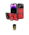 ieg™ iPhone 16 Pro Max Kılıf Kıvılcım Modern Serisi - Siyah Buffer Cam Ekran Koruyucu