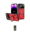 ieg™ iPhone 16 Pro Max Kılıf Kıvılcım Modern Serisi - Siyah Joko Magic 5D Hayalet Cam