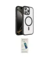 ieg™ iPhone 16 Pro Max Kılıf Kıvılcım Prime - Şeffaf Pasifik Cam Ekran Koruyucu