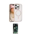 ieg™ iPhone 16 Pro Max Kılıf Kıvılcım Prime - Siyah 360 Mat Full Body Arka Koruyucu